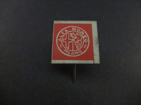 Alfa-Romeo Milano Italiaanse autofabrikant logo rood